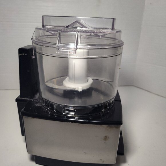 Cuisinart Mini Prep DLC-1SS Food Processor Black & Stainless 2.5 Cup Test/Works - Picture 3 of 7